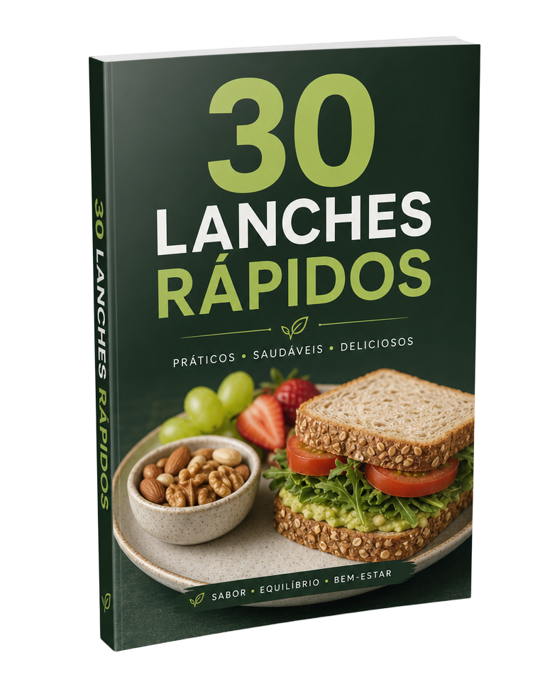 Capa do eBook 30 Lanches Rápidos